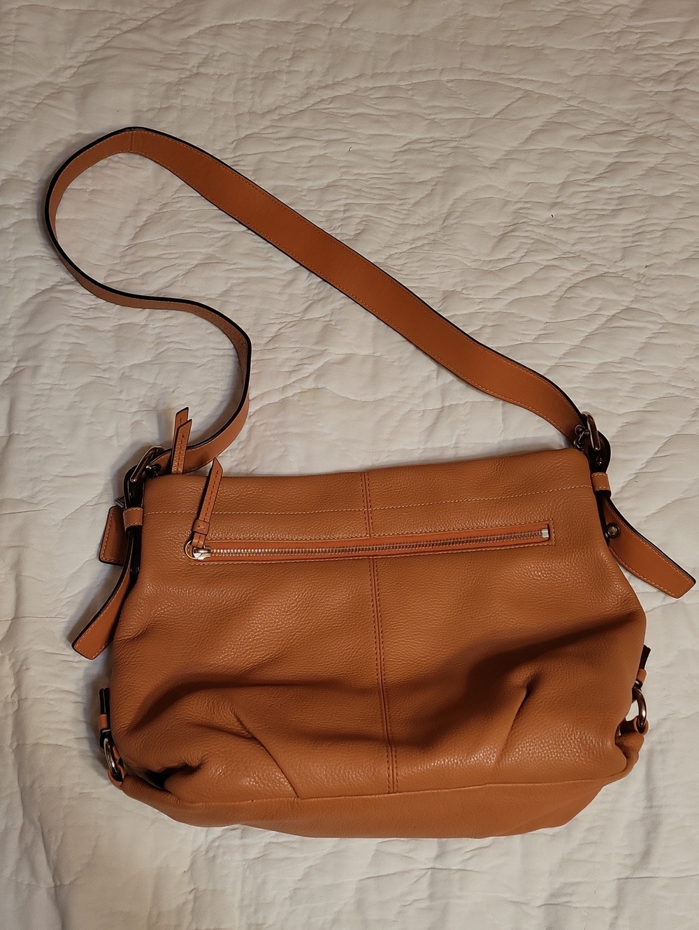 Coach Cognac Leather Shoulder Bag